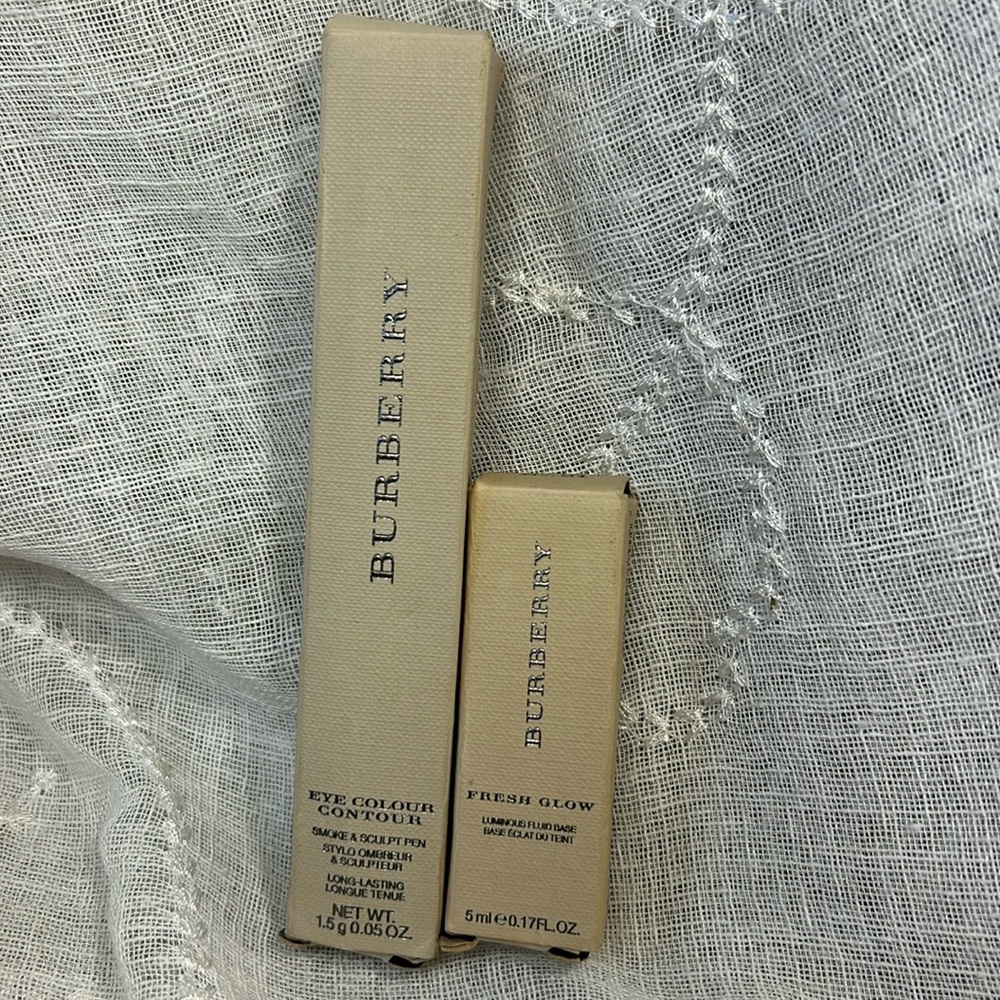 NWT Burberry eye contour/ glow bundle